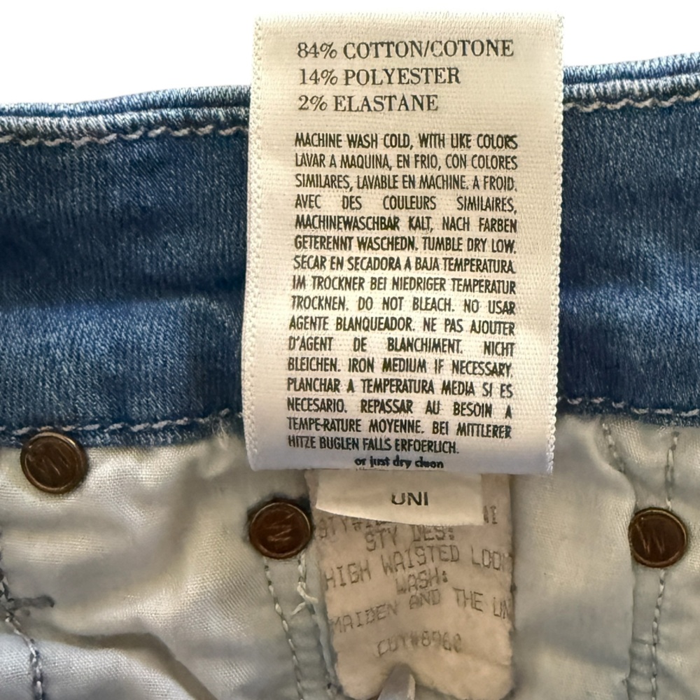 Mother High-Waisted Looker in Maiden & the Unicorn Women’s Size 25 - Picture 11 of 15